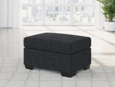 Prime Furniture - Ashley Furniture - Jasmine Peaks Living Room - Ottoman / Coal - 2890414